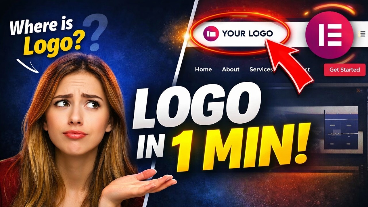 How to Add Logo in WordPress Website Using Elementor - Change Logo in Elementor