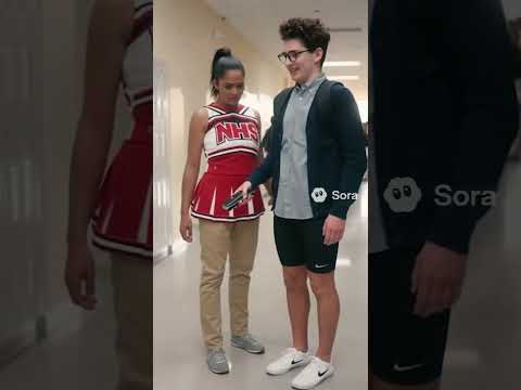 cheerleader and nerd guy legs swap #intercambiodecuerpos #bodyswap #legswap