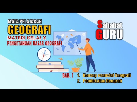 Konsep esensial dan pendekatan Geografi [Konsep Dasar Geografi] | Sahabat Guru