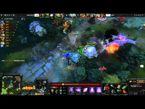LGD CDEC vs Lai Gaming Game 2 - Sina Cup @TobiWanDOTA