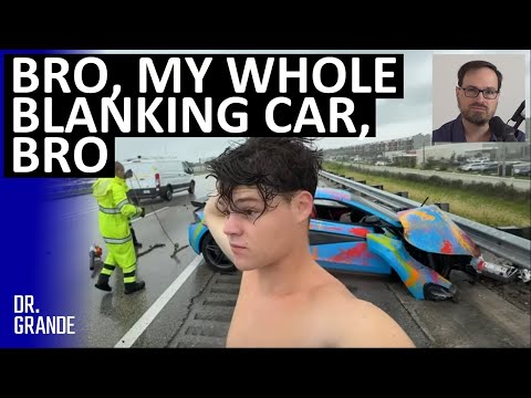 Millionaire Prankster Totals McLaren 570S While Using Cell Phone