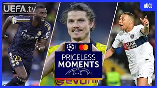 #UCL PRICELESS MOMENTS of the Week | Rüdiger, Sabitzer, Mbappé...