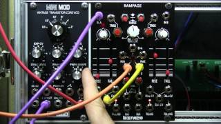 Video thumbnail for Befaco Rampage bouncing ball by Liradigital Music