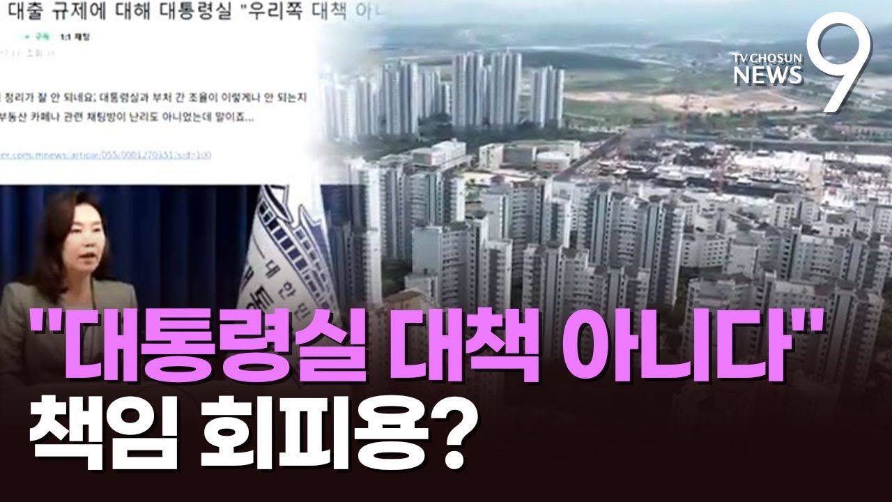 대통령실, 내일 시행인데 "대통령실 대책 아냐"…野 "언제까지 국정 품평만 할 건가" [뉴스9]