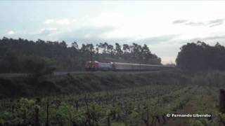 preview picture of video 'Comboios SUD Expresso - Talgo e Sorefame Comboios de Portugal.'