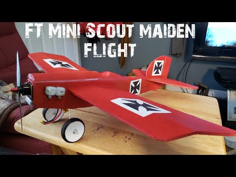 FT mini scout maiden flight