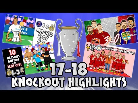 🏆UCL KNOCKOUT STAGE HIGHLIGHTS🏆 2017/2018 UEFA Champions League Best Games and Top Goals