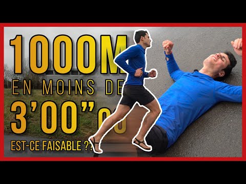 Running 1000m in under 3 minutes (20km/h)?? 🥵