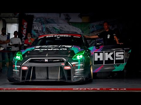 HKS 1300HP GTR NOB Time Attack Sepang Circuit