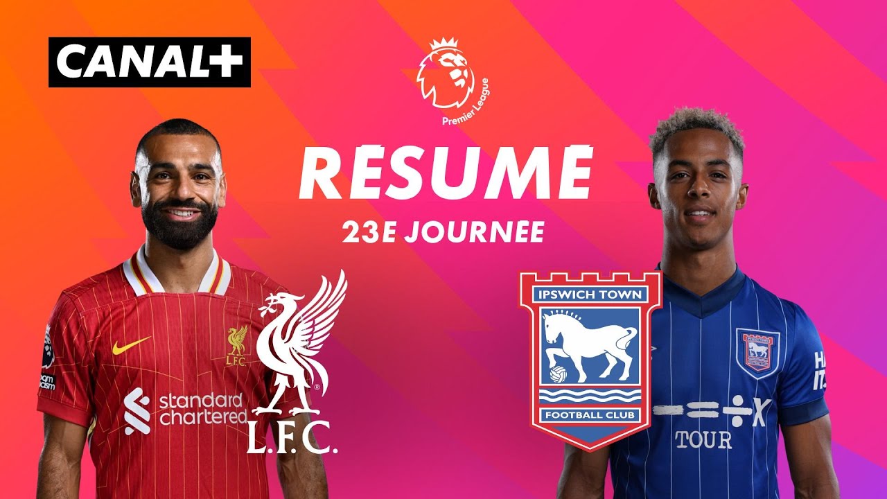 Le résumé de Liverpool / Ipswich - Premier League 2024-25 (J23)