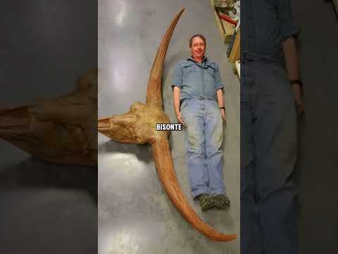 il cranio di un bufalo vs un uomo. foto che non avevi mai visto prima.