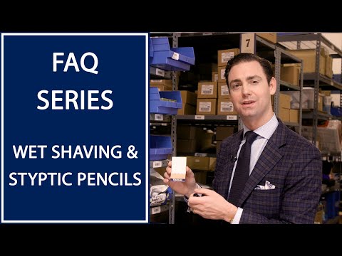 Wet Shaving & Styptic Pencils l FAQ l Kirby Allison