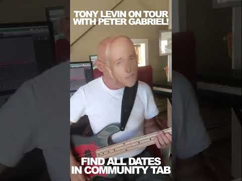 Peter Gabriel 2023 Tour: Tony Levin Takes On The World #shorts