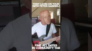 Peter Gabriel 2023 Tour: Tony Levin Takes On The World #shorts