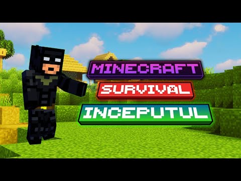 Startul noii serii de minecraft ,  armura full diamond ? Inceputul, ep 1