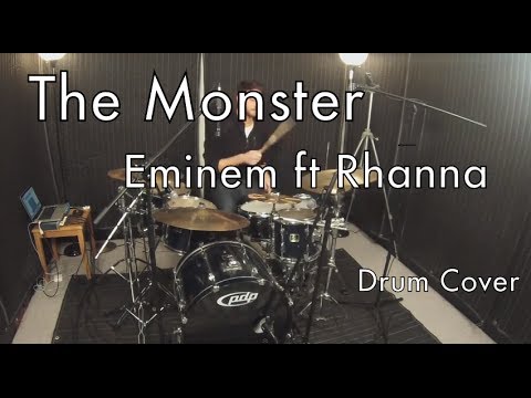 The Monster (Explicit) by Eminem Ft Rihanna - Drum Cover by Mark Robinson