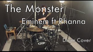 The Monster (Explicit) by Eminem Ft Rihanna - Drum Cover by Mark Robinson