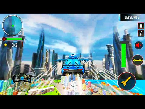 Flying Limo Robot Car Transform _ Police Robot Game