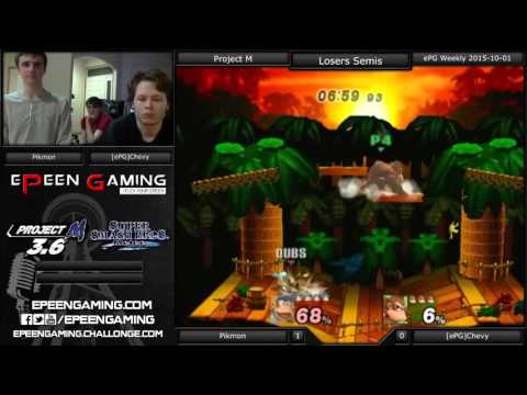 ePG Weekly - Pikmon (Diddy) Vs. [ePG]Chevy (DK) (Losers Semis) - Project M