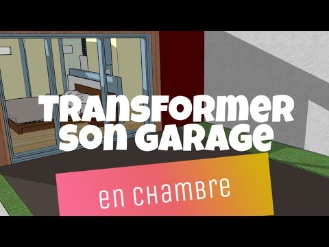 Transformer son garage en chambre avec salle de bain et sans permis si possible