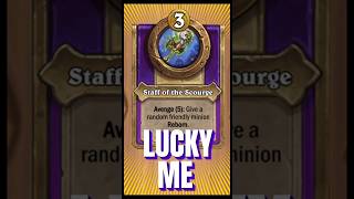 LUCKY LUCKY LUCKY #hearthstone #hearthstonebattlegrounds