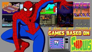 8 & 16 Bit Console Games Based On TV Shows