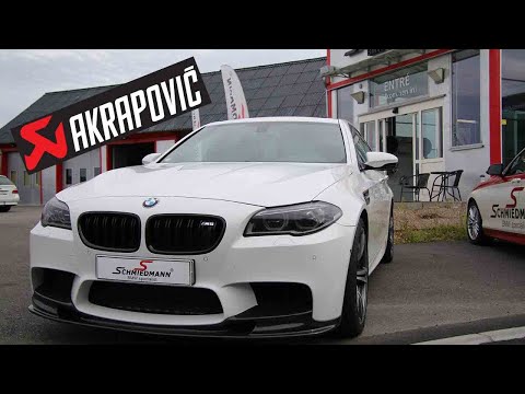 BMW M5 F10 - Akrapovič exhaust install and sound
