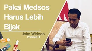 Jokowi: Karena Medsos, Setiap Orang Bisa Menjadi Wartawan Tanpa Redaksi