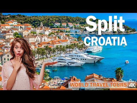 Split Croatia 🇭🇷 Walking Tour | Stunning Old Town & Seafront (4K HDR)