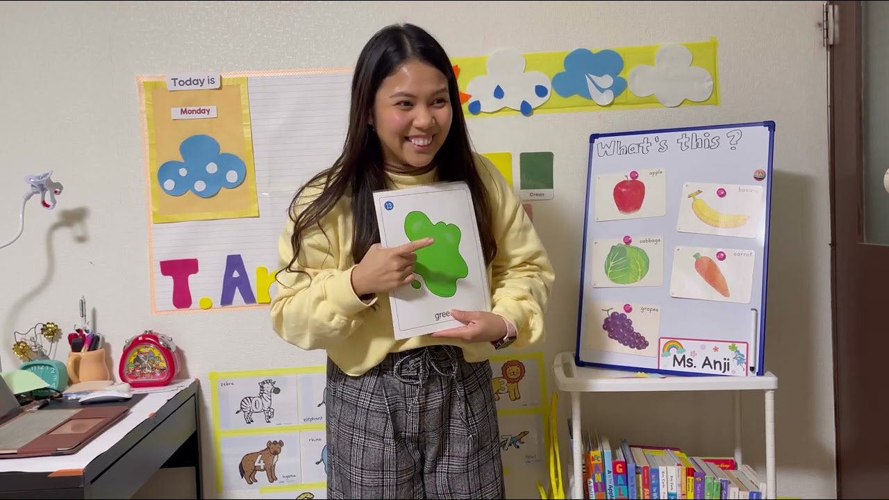 Demo Lesson about Colors | English Lessons | ESL Japan