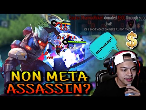 I WAS DARED TO PLAY SABER NON META ASSASSIN!! MOBILE LEGENDS