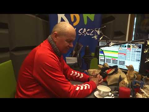 Robert Kasperczyk, trener Sandecji Nowy Sącz (11.01.2024) Słowo za słowo w RDN Nowy Sącz