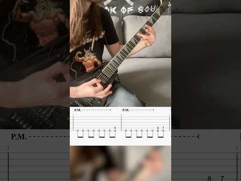 EASY Megadeth Riff - Peace Sells ☮️✌️