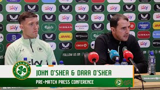 PRE-MATCH PRESS CONFERENCE | John O'Shea & Dara O'Shea | Ireland v Switzerland