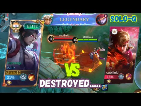 Hyper Yin destroyed - VALE Insane burst damage || MLBB - Mobile Legends 2025 Game