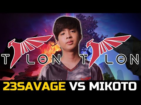 23SAVAGE VS MIKOTO - TALON CARRIES BATTLE DOTA 2