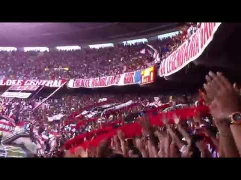 "Borracho y loco - Frente Rojiblanco Sur JUN Vs NAC 2013" Barra: Frente Rojiblanco Sur • Club: Junior de Barranquilla