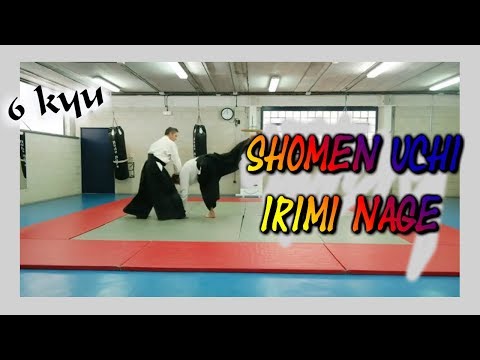 🔥 Aikido Club - SHOMEN UCHI IRIMI NAGE - OMOTE - URA 🔥 - 6 kyu - test - TACHI WAZA # 007