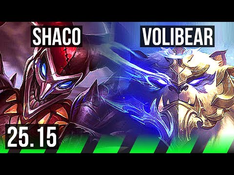 SHACO vs VOLIBEAR (JGL) | 53k DMG, 9/4/13 | NA Grandmaster | 25.15