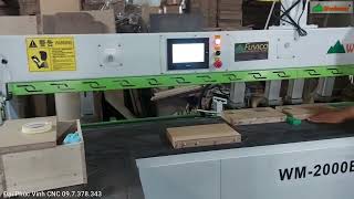 MÁY KHOAN ĐÓNG CHỐT GỖ TỰ ĐỘNG TẠI ĐỒNG NAI | CNC-2500BI (khoan + phun keo + đóng chốt)