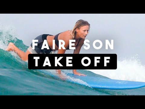 Comment SE LEVER SUR SA PLANCHE DE SURF (Faire son take off) - Tutoriel surf débutant