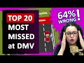 The 20 HARDEST Questions on the DMV Written Test. Answers to Permit Test Questions Teens Always Miss