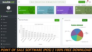 Point Of Sale Software (POS) || 100%