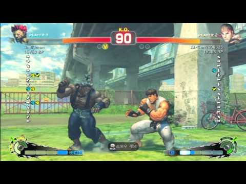 SSF4 Rank Match  AirGen2009825 (RY)  vs  iim83man (GO) (3/8)