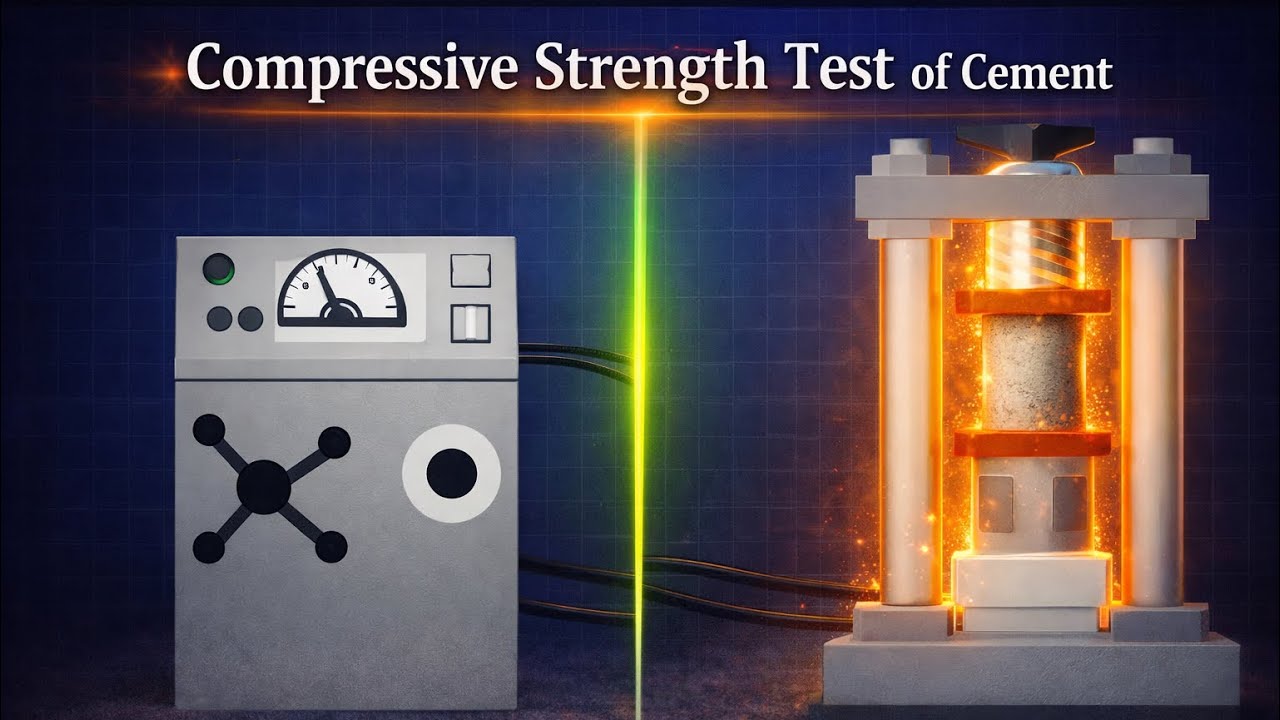 How to Determine the Compressive Strength of Cement || Cement Test #3 ||