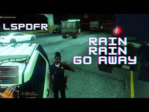 Rainy Night Shift|Gta 5|Lspdfr|Gta 5 Mods|4k