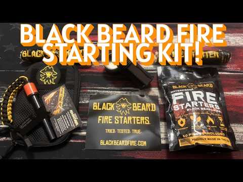 Black Beard Fire Starting Kit