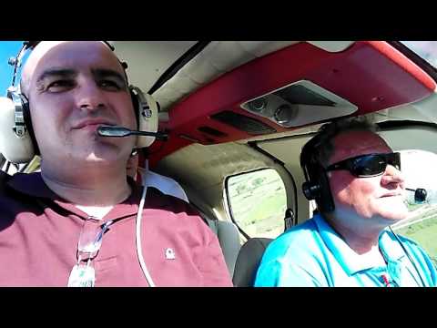 Acrobatic flight over Gjirokastra, pilot Altin Progonati and Agim Mucaj