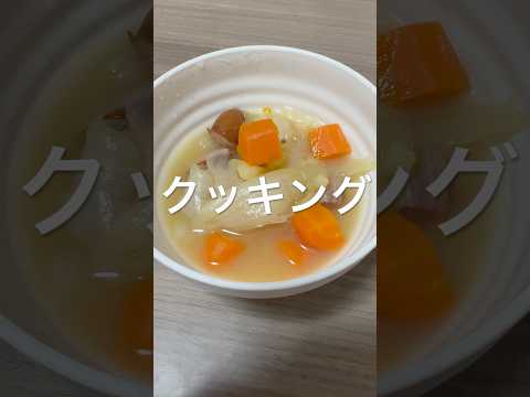 めっちゃうまい！陰キャ大学生がつくる絶品クッキング！ #music #自炊 #vlog #大学生 #thankyou #ポトフ