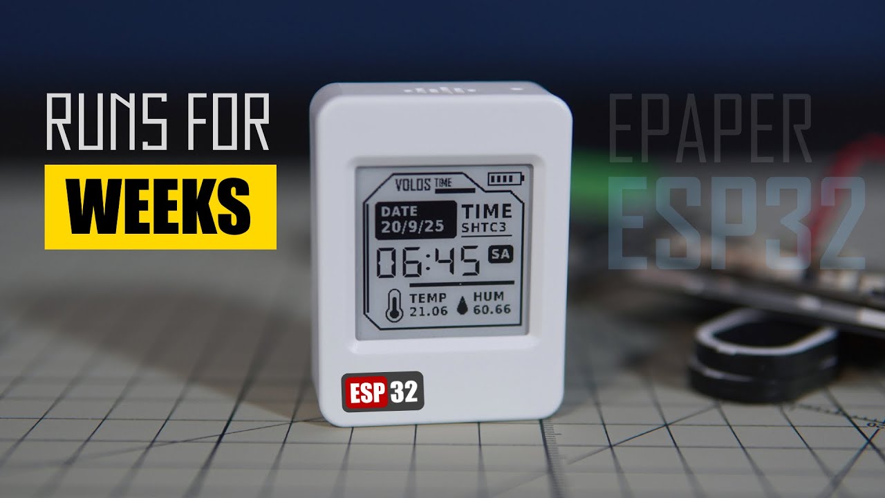 This Cheap ESP32 e-Paper Board Has EVERYTHING